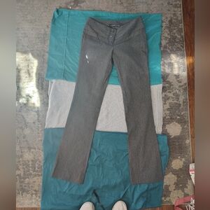 The Limited Charcoal Pinstripe Pants